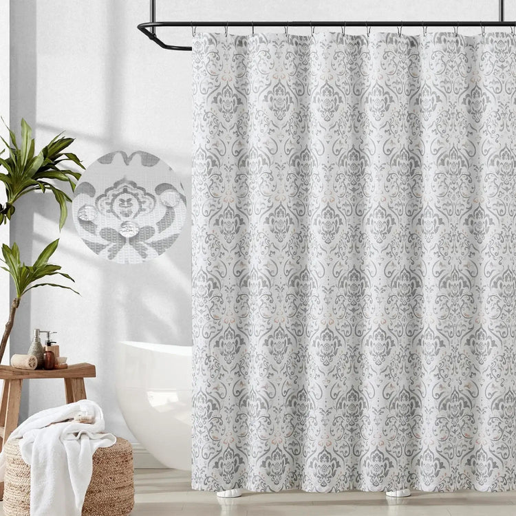 Vintage Damask Shower Curtain - Jinchan Home