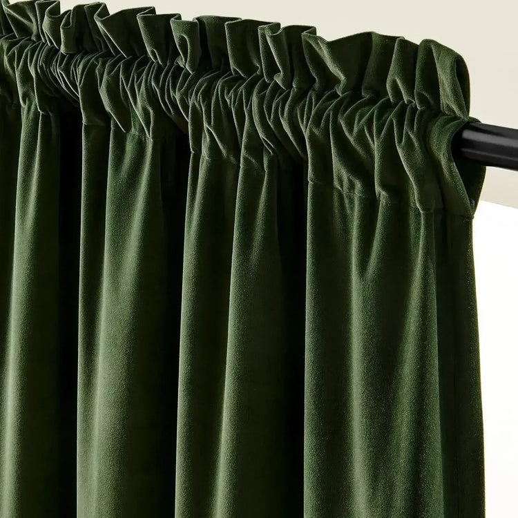 Velvet Curtain (1 Panel) - Jinchan Home