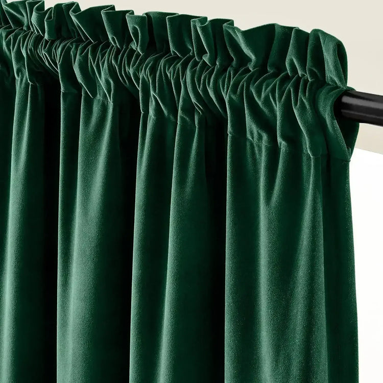 Velvet Curtain (1 Panel) - Jinchan Home