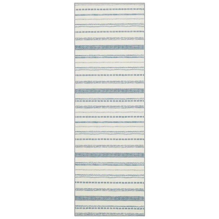 Boho Multi-Striped Geometric Area Rug - Jinchan Home