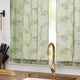 
                    
                      Embroidered Vine Leaf Pattern Sheer Kitchen Curtains - Jinchan Home
                    
                  