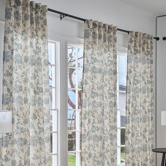 
                    
                      Vintage Botanical Vine Linen Curtains - Jinchan Home
                    
                  