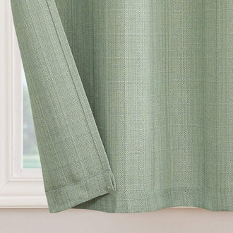 
                    
                      Solid Textured Network Polyester Kitchen Curtains - Jinchan Home
                    
                  