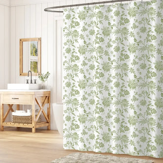 
                    
                      Hand-Drawn Floral Shower Curtain - Jinchan Home
                    
                  