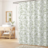 Hand-Drawn Floral Bird Shower Curtain - Jinchan Home