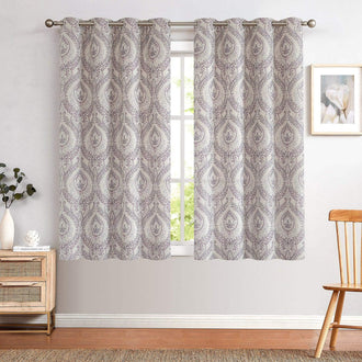 
                    
                      Paisley Pattern Faux Linen Curtains - Jinchan Home
                    
                  