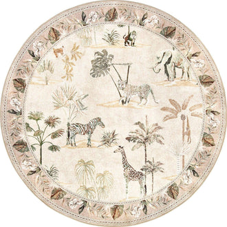 
                    
                      Vintage Safari Jungle Animal Area Rug - Jinchan Home
                    
                  