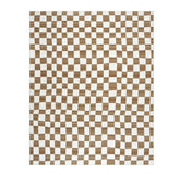 Modern Checkered Geometric Area Rug - Jinchan Home