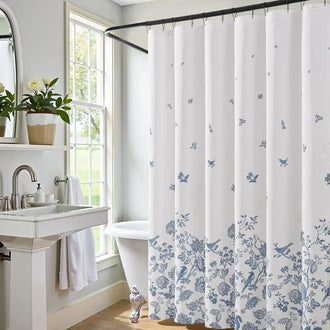 
                    
                      Vintage Bird Floral Shower Curtain - Jinchan Home
                    
                  