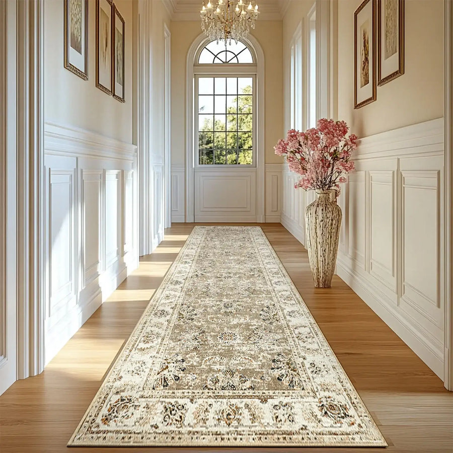 Vintage Medallion Floral Rug - Jinchan Home