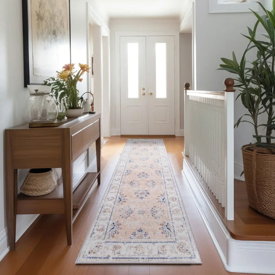 Vintage Medallion Floral Rug - Jinchan Home