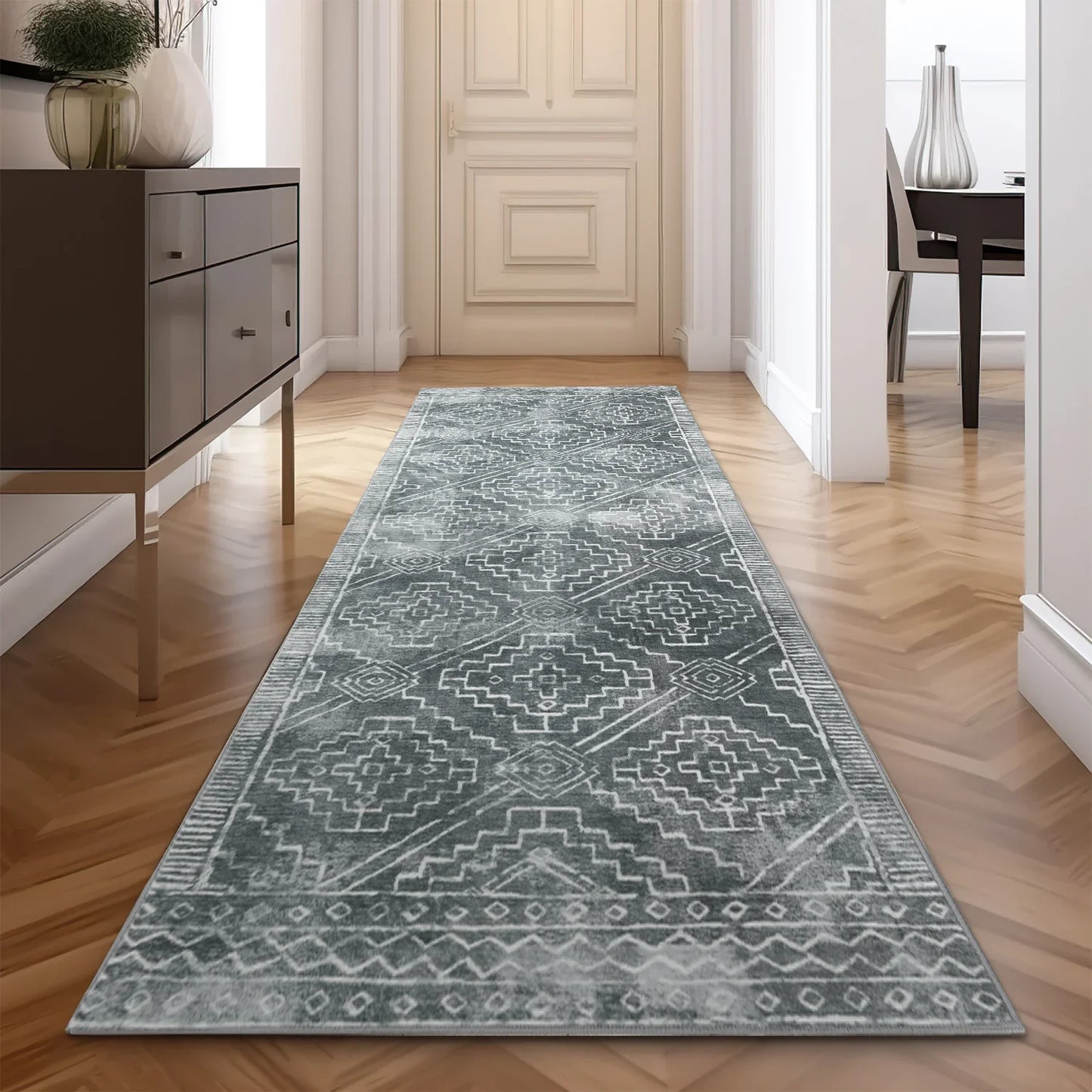 Moroccan Berber Geometric Area Rug - Jinchan Home