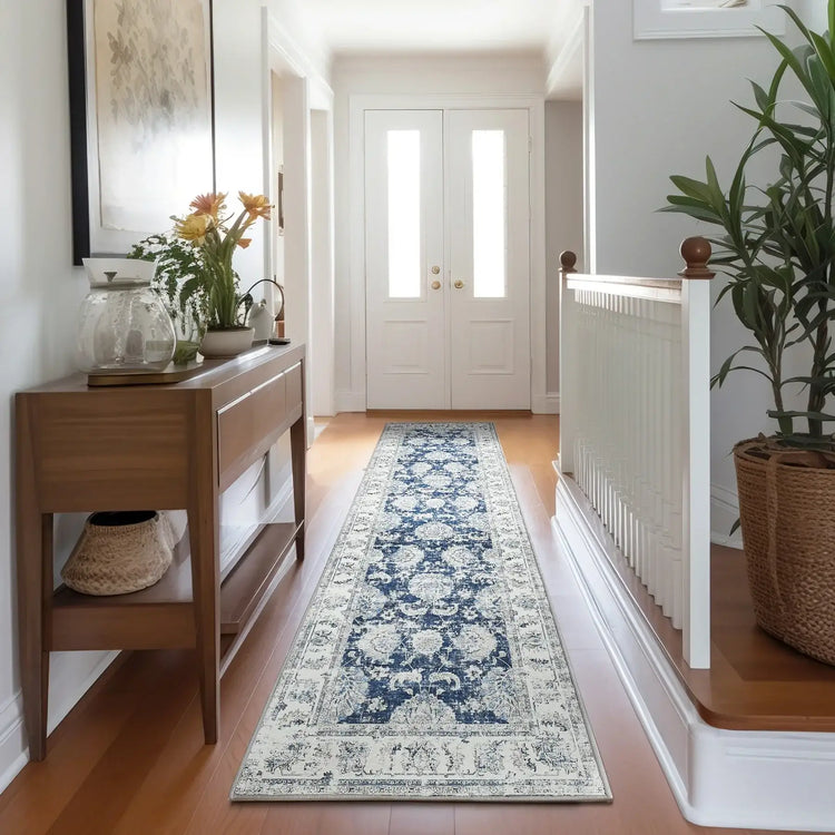 Vintage Medallion Floral Rug - Jinchan Home