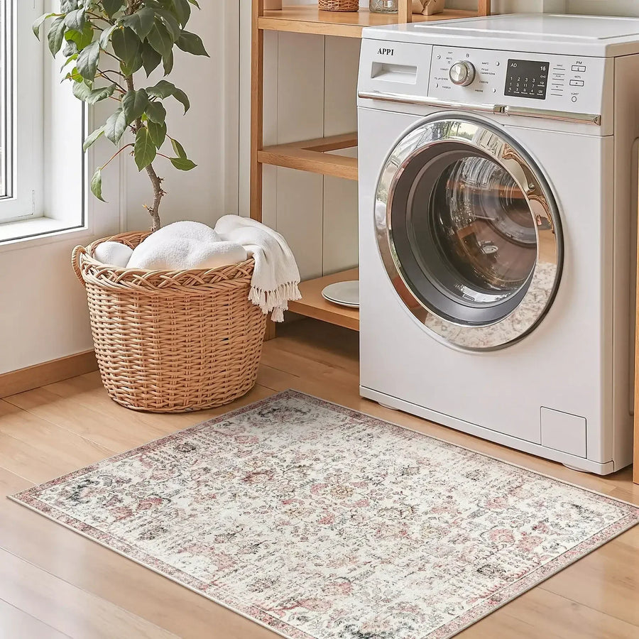 Vintage Floral Bug Rug - Jinchan Home