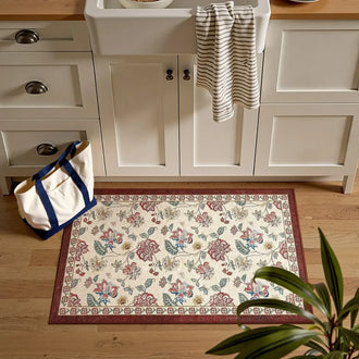 
                    
                      Vintage Floral Butterfly Botanical Area Rug - Jinchan Home
                    
                  