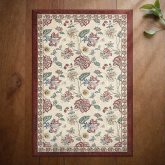 
                    
                      Vintage Floral Butterfly Botanical Area Rug - Jinchan Home
                    
                  
