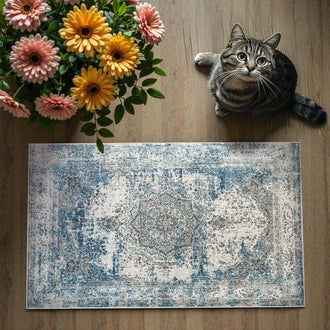 
                    
                      Hazy Medallion Rug - Jinchan Home
                    
                  