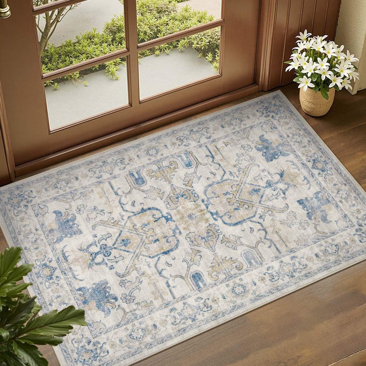 Vintage Serapi Medallion Rug - Jinchan Home