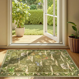 
                    
                      Vintage Safari Jungle Animal Area Rug - Jinchan Home
                    
                  