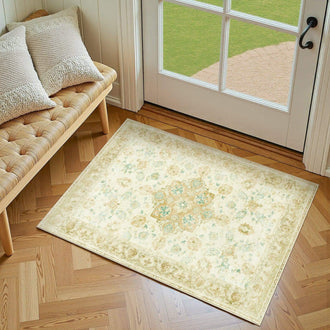 Soft Vintage Medallion Area Rug - Jinchan Home