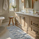 
                    
                      Striped Patchwork Area Rug - Jinchan Home
                    
                  