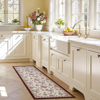 
                    
                      Vintage Floral Butterfly Botanical Area Rug - Jinchan Home
                    
                  