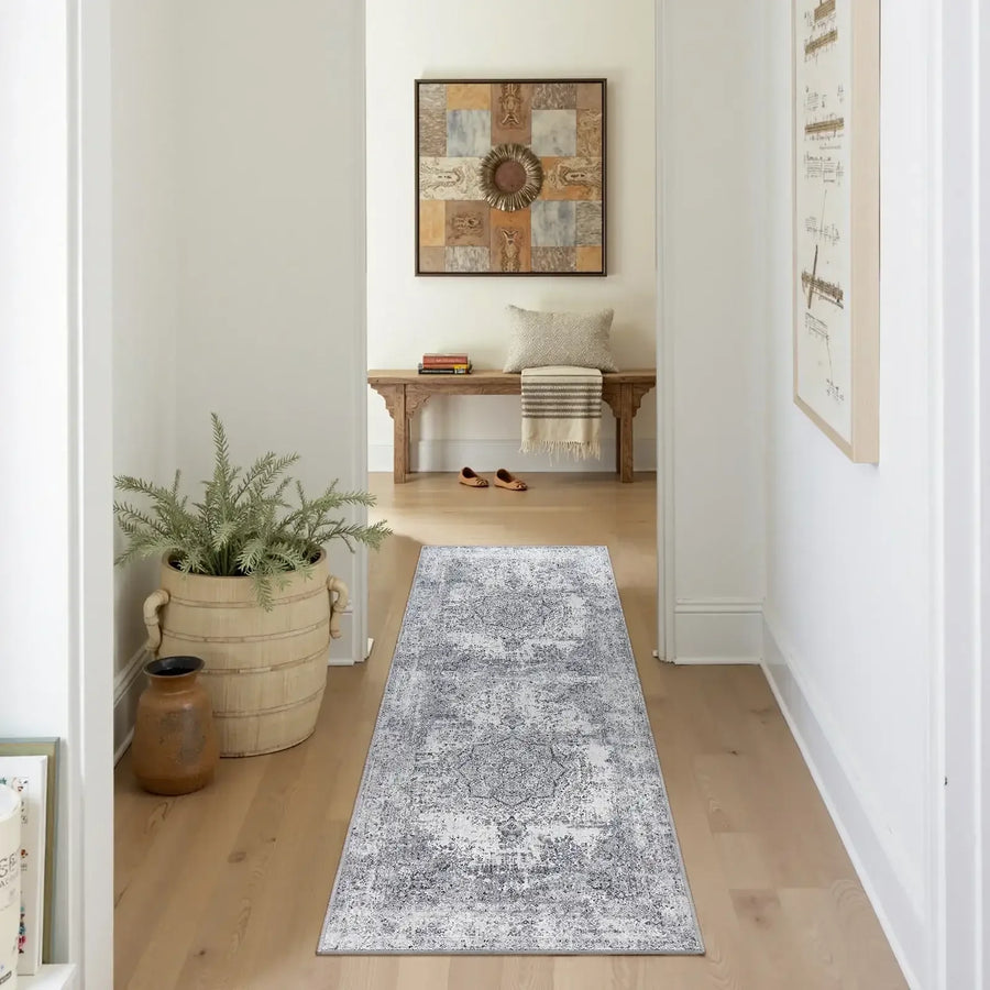 Hazy Medallion Rug - Jinchan Home
