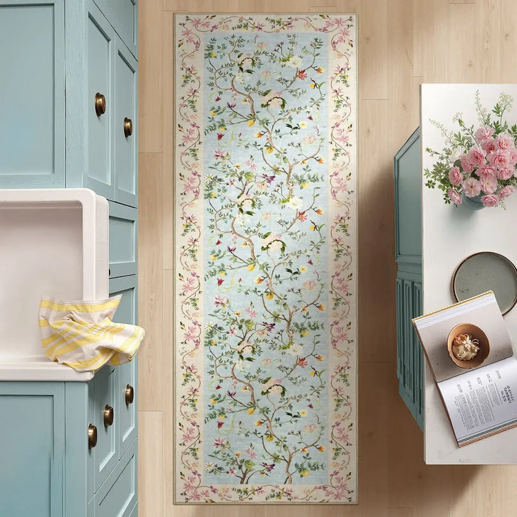 Floral Vine Rug - Jinchan Home
