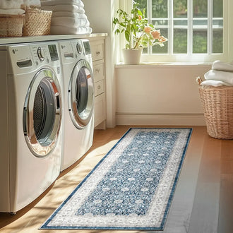 
                    
                      All Over Floral Pattern Vintage Persian Medallion Rug - Jinchan Home
                    
                  