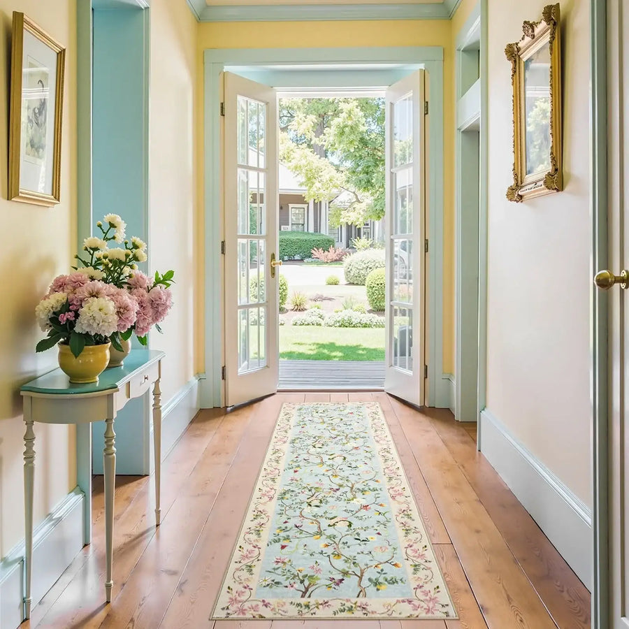 Floral Vine Rug - Jinchan Home