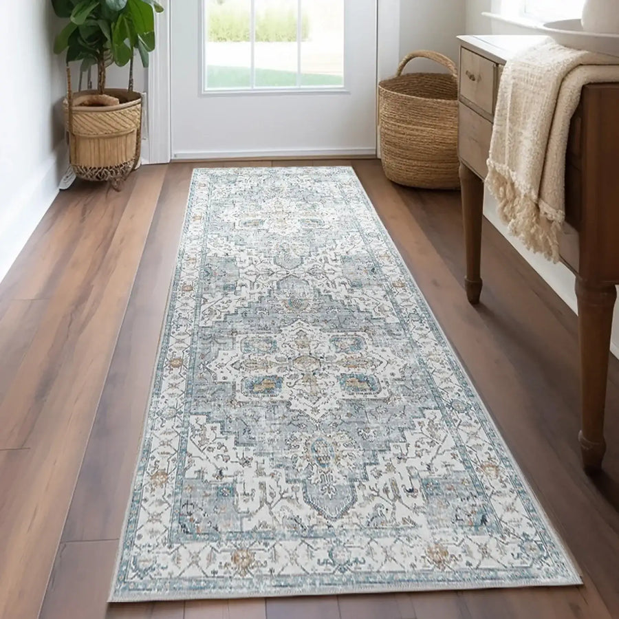 Vintage Persian Medallion Rug - Jinchan Home