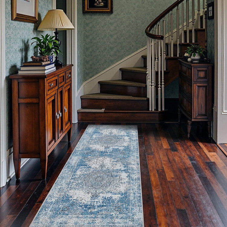 Hazy Medallion Rug - Jinchan Home