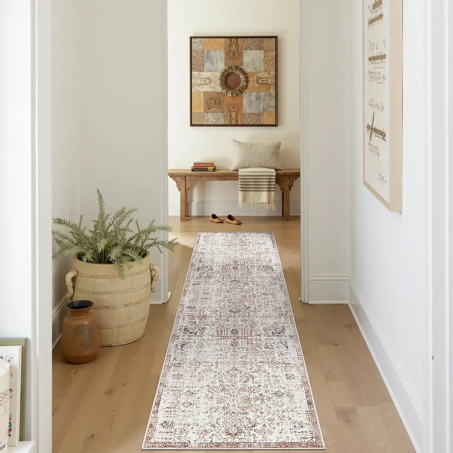 Vintage Floral Bug Rug - Jinchan Home