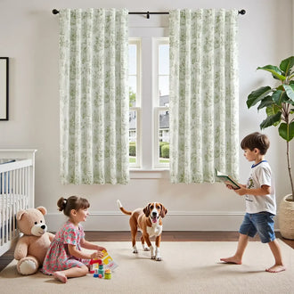 
                    
                      Woodland Animal Print Blackout Curtains - Jinchan Home
                    
                  