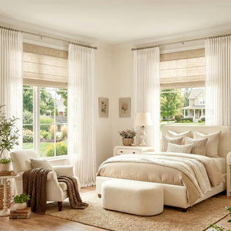 
                    
                      Pinch Pleat Linen Blend Curtains - Jinchan Home
                    
                  