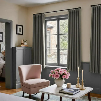
                    
                      Velvet Curtain (1 Panel) - Jinchan Home
                    
                  