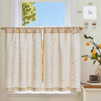 
                    
                      Cute Hello Kitty Paw-Inspired Floral Kitchen Curtains - Jinchan Home
                    
                  