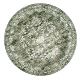 Antique Distressed Medallion Area Rug - Jinchan Home