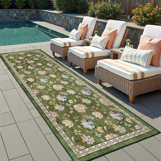 
                    
                      Vintage Floral Butterfly Botanical Area Rug - Jinchan Home
                    
                  