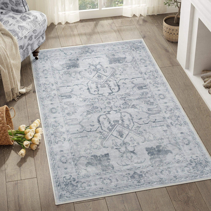 Vintage Serapi Medallion Rug - Jinchan Home