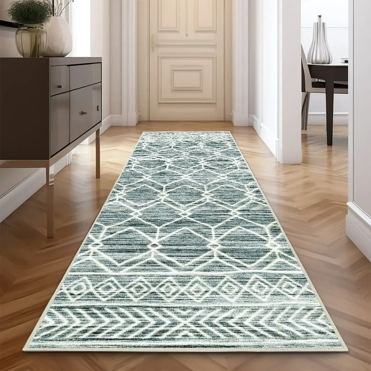 Moroccan Diamond Geometric Rug - Jinchan Home
