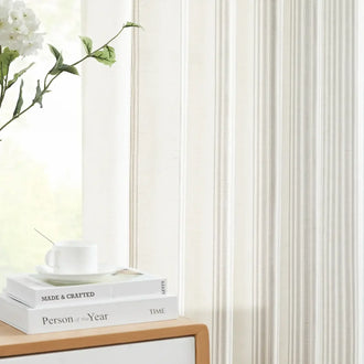 
                    
                      Ticking Stripe 3-in-1 Curtains - Jinchan Home
                    
                  