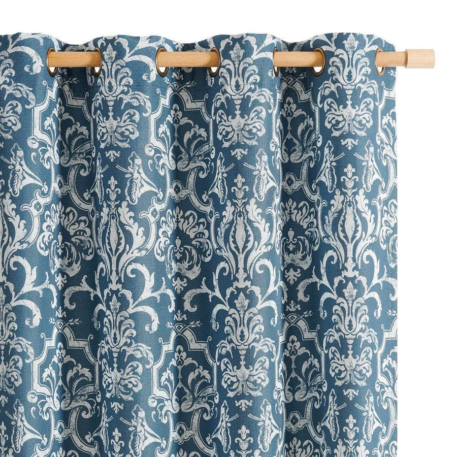 Damask Heritage Vintage Curtains - Jinchan Home