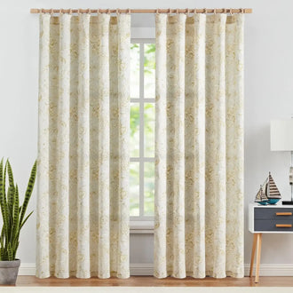 
                    
                      Vine & Bloom Linen Curtains - Jinchan Home
                    
                  
