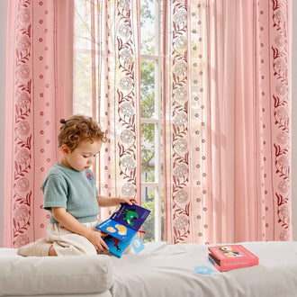 
                    
                      Boho Sheer Bordered Floral Embroidered Curtains - Jinchan Home
                    
                  