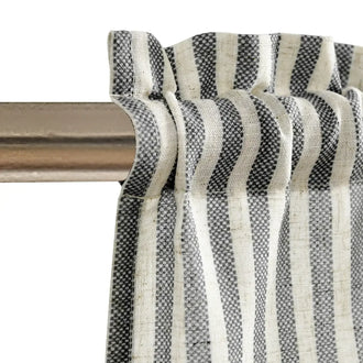 
                    
                      Linen Vertical Stripe Valance - Jinchan Home
                    
                  