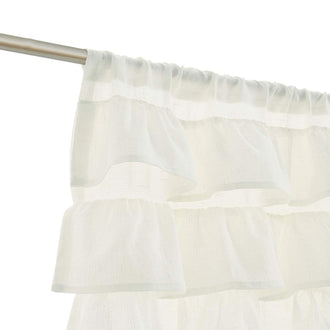 
                    
                      Layered Linen Ruffle Window Valance - Jinchan Home
                    
                  