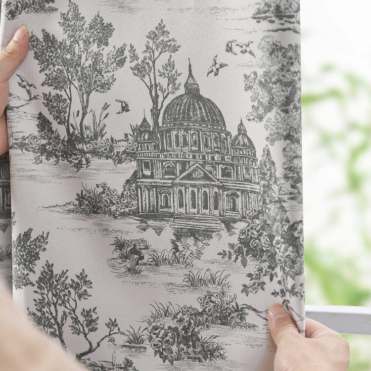Parisian Garden Curtains - Jinchan Home