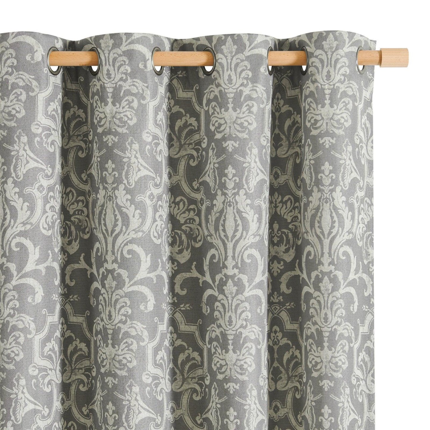Damask Heritage Vintage Curtains - Jinchan Home