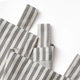 
                    
                      Striped Tab Top Linen Kitchen Curtains - Jinchan Home
                    
                  